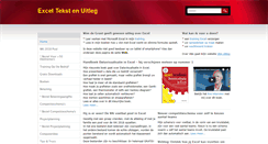 Desktop Screenshot of exceltekstenuitleg.nl
