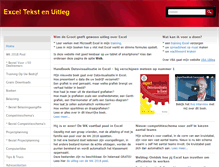 Tablet Screenshot of exceltekstenuitleg.nl